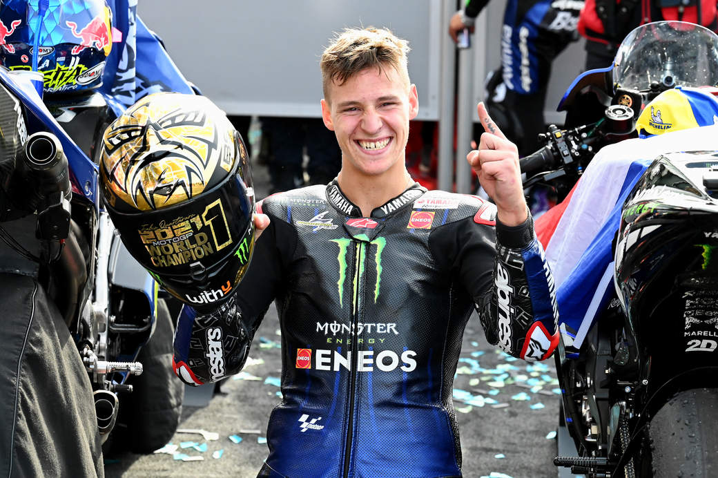 Fabio Quartararo is MotoGP's first French world champion