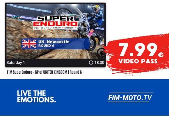 FIM SuperEnduro World Championship joins FIM-MOTO.TV