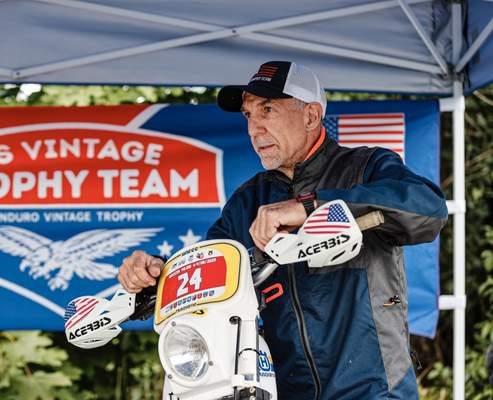 Enduro legend Fred Hoess returns to the FIM Enduro Vintage Trophy for the fifth time