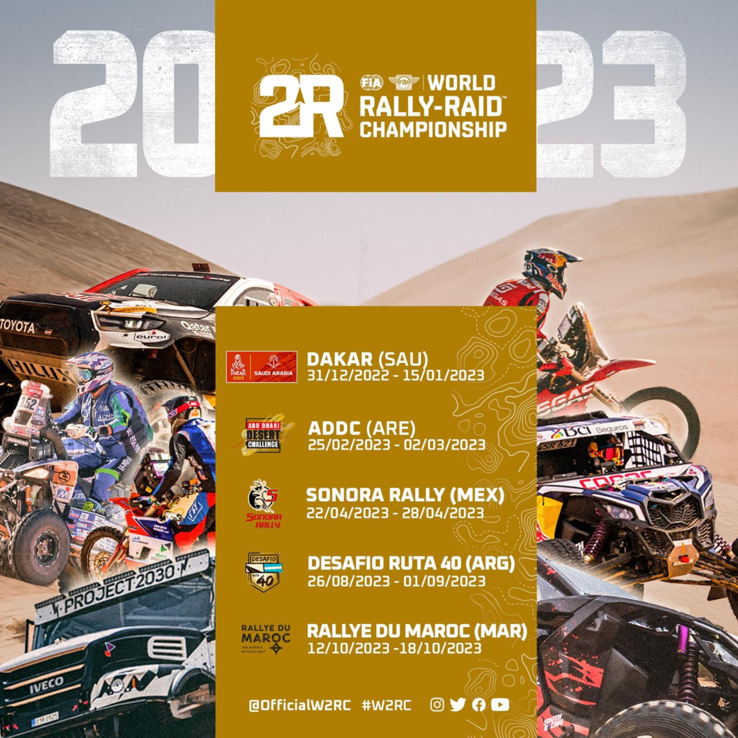 FIM World RallyRaid Championship 2023 Calendar Via the Americas FIM