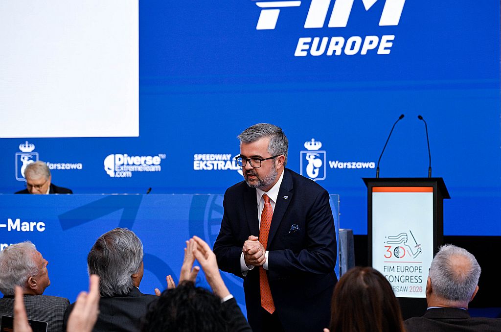 Michał Sikora (FIM Europe President) © FIM Europe